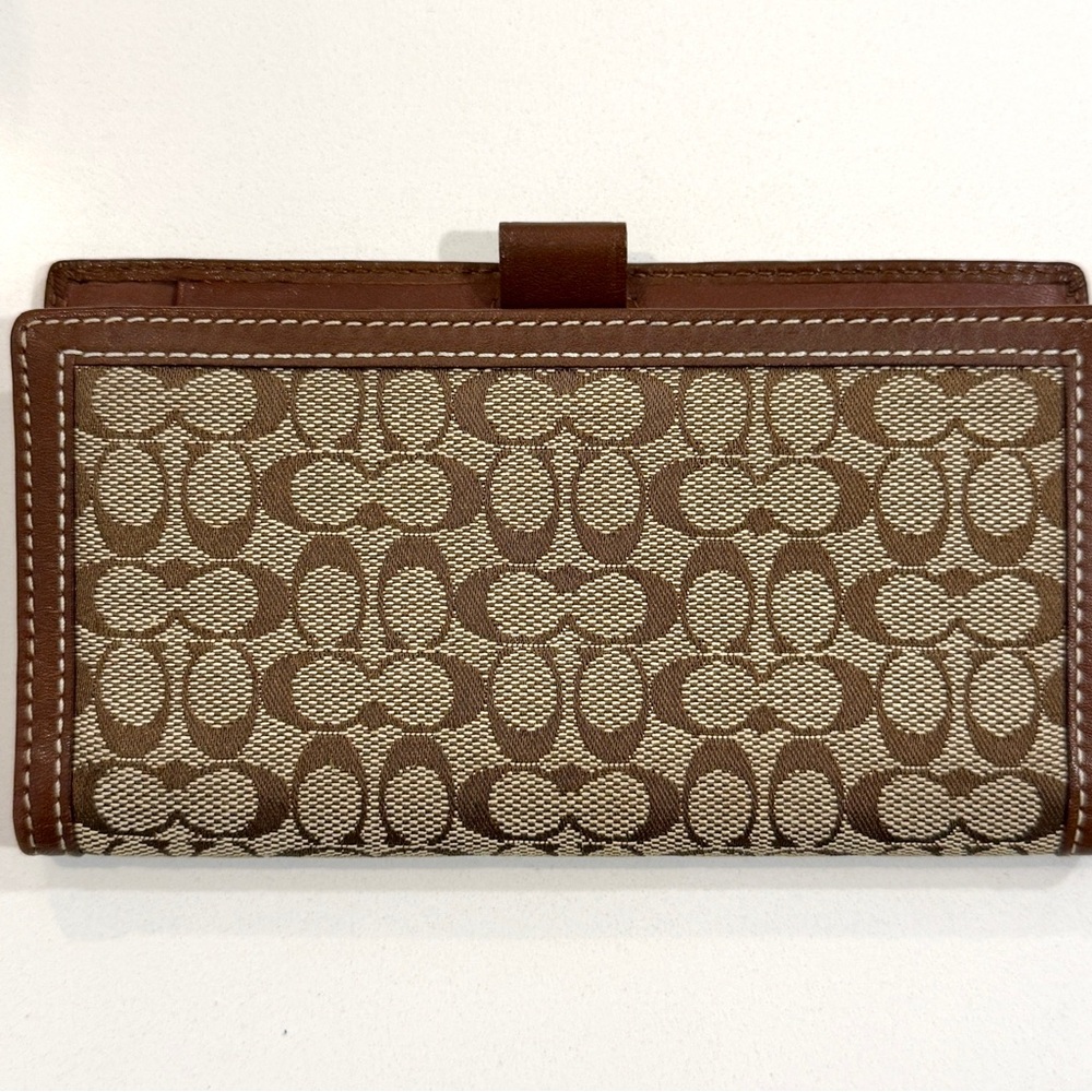 COACH Checkbook Wallet